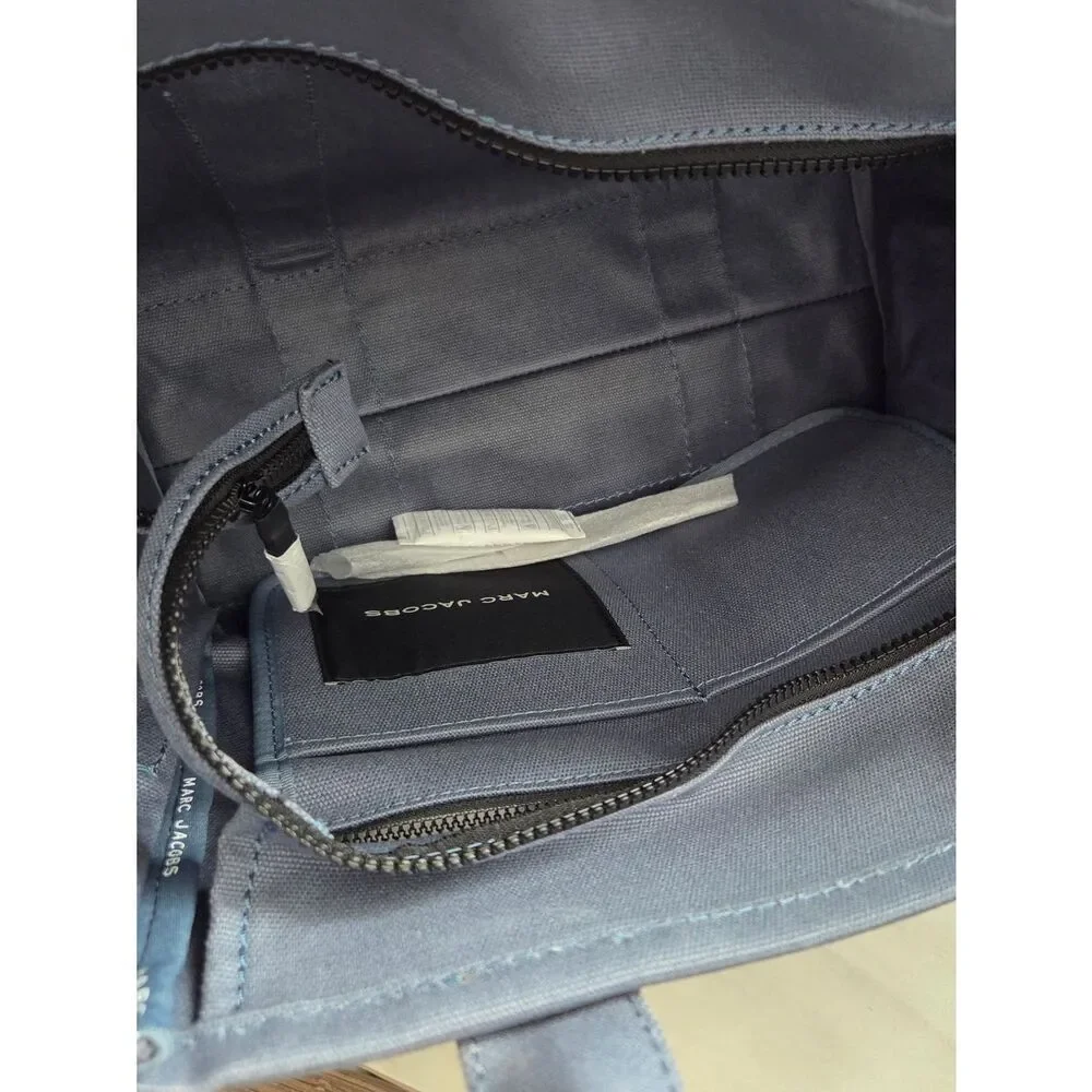 Marc Jacobs The Canva Medium Tote Bag in  Blue Shadow